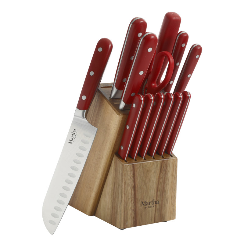 Martha Stewart 14 Piece Knife Block Set & Reviews | Wayfair